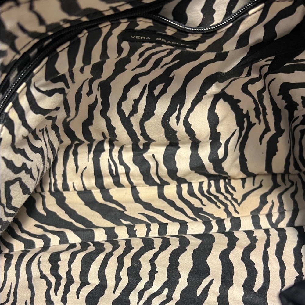 Vera Bradley Black Quilted Shoulder Bag - Picture 10 of 16